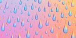 梦幻渐变雨滴背景图
