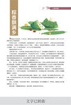 端午粽子宣传页设计展示