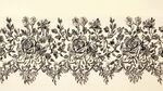 复古花卉蕾丝花边图案
