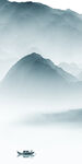 客厅 山水中式玄关 TIF分层