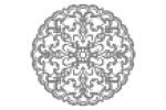 圆点花纹雕刻穿孔板