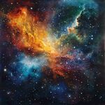 梦幻绚烂的宇宙星云景观