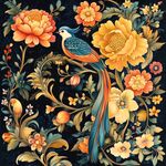 花鸟图绘 尽显中式美学