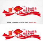 物业公司形象墙
