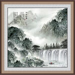 国画山水装饰画