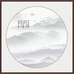 新中式禅意山水画