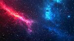梦幻绚丽的双色彩星云