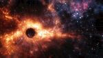 壮丽黑洞宇宙景象