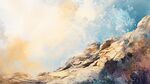 梦幻山景 绚丽色彩描绘