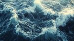 汹涌澎湃的浩瀚海洋