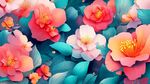 绚丽花卉图案 尽显自然之美