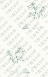 清新绿植图案纹理背景