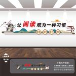 让阅读成为一种习惯读书文化墙