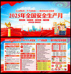 2025安全生产月展板