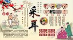 采耳养生背景墙