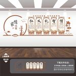 仁义礼智信展板文化墙
