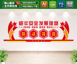 安全施工生产文化墙