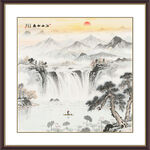 中堂山水画