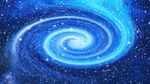 蓝色星空图