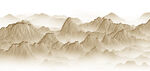 水墨群山图