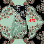 中式分层刺绣精美服饰图案