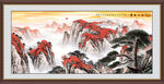 鸿运当头国画