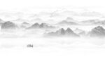 意境山水水墨画