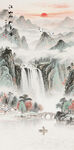 玄关山水画