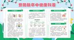 预防脑卒中健康科普展板