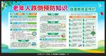 老年人跌倒预防知识宣传栏