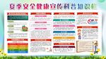 夏季安全宣传科普知识海报