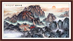 泰山客厅装饰画 泰山五岳独尊