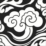 中式云纹图案