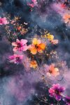 梦幻花卉水彩艺术画