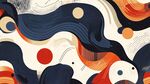 抽象动感几何图案艺术画