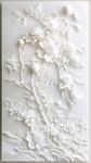 立体花卉浮雕艺术作品