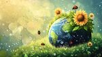 梦幻地球 生机盎然的自然景象