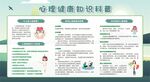 心理健康知识科普海报