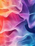 梦幻彩色飘动抽象纹理图