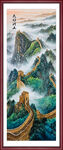 竖幅山水画