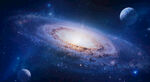 梦幻蓝色星空宇宙