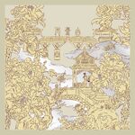 丹景山牡丹插画
