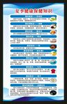夏季健康教育知识海报