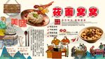莜面窝窝背景墙