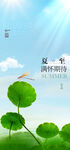 清新绿叶伴阳光风景图