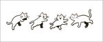猫咪奔跑动态图