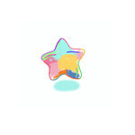 彩色梦幻五角星图标