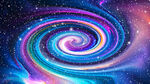 旋涡星空星空素材