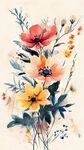 水彩花卉插画