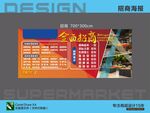 超市招商海报设计展示